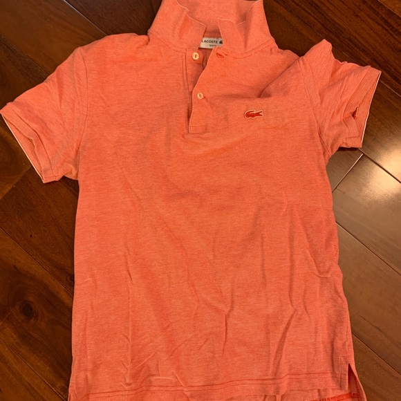 Lacoste Slim Fit Pink Polo - Picture 5 of 7